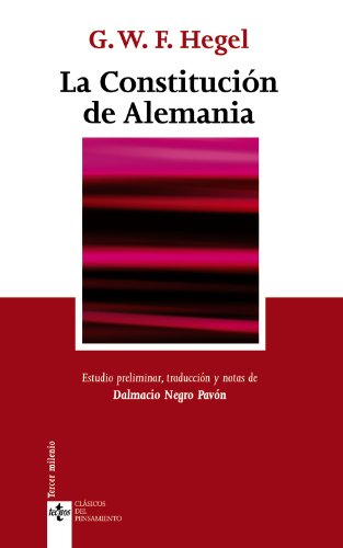 Imagen de archivo de LA CONSTITUCIÓN DE ALEMANIA. a la venta por KALAMO LIBROS, S.L.
