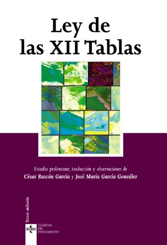 Imagen de archivo de LEY DE LAS XII TABLAS. a la venta por KALAMO LIBROS, S.L.