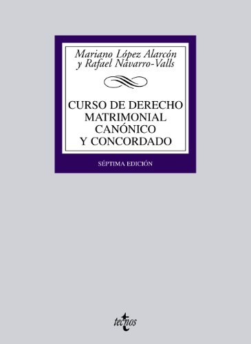 Imagen de archivo de CURSO DE DERECHO MATRIMONIAL CANNICO Y CONCORDADO. a la venta por KALAMO LIBROS, S.L.