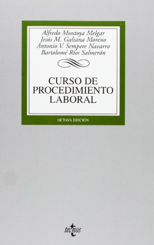 9788430951376: Curso de procedimiento laboral (Derecho - Biblioteca Universitaria De Editorial Tecnos)