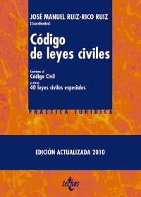 Imagen de archivo de Codigo de leyes civiles / Civil law code: Contiene El Codigo Civil Y Otras 40 Leyes Civiles Especiales / Contains the Civil Code 40 and Other Special Civil Laws (Spanish Edition) a la venta por Iridium_Books