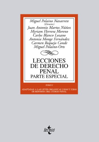 Beispielbild fr Lecciones de Derecho penal. Parte espPolaino Navarrete, Miguel; Marto zum Verkauf von Iridium_Books