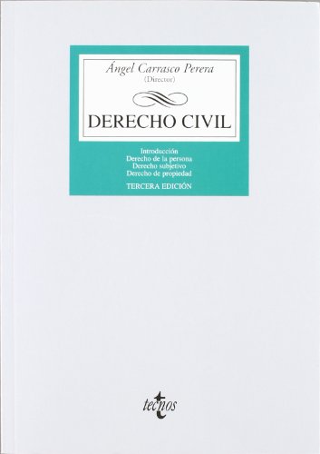 9788430952069: Derecho Civil: Introduccin. Derecho de la persona. Derecho subjetivo. Derecho de propiedad (Derecho - Biblioteca Universitaria De Editorial Tecnos)