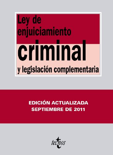 Stock image for Ley de enjuiciamiento criminal for sale by Almacen de los Libros Olvidados