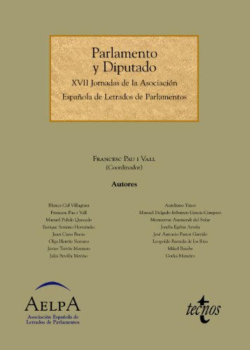 Beispielbild fr PARLAMENTO Y DIPUTADO. XVII JORNADAS DE LA ASOCIACIN ESPAOLA DE LETRADOS DE PARLAMENTOS zum Verkauf von KALAMO LIBROS, S.L.