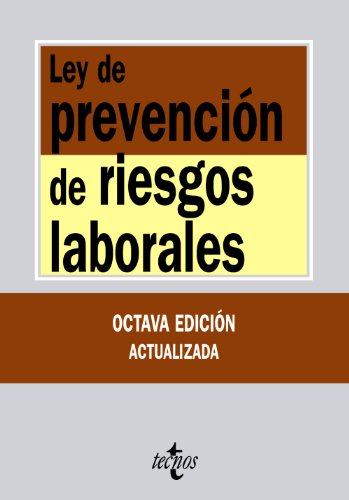 Stock image for Ley de prevencin de riesgos laborales / Act of prevention of occupational hazards (Textos Legales / Legal Texts) (Spanish Edition) for sale by Iridium_Books