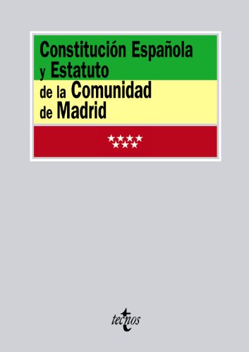 Stock image for CONSTITUCIN ESPAOLA Y ESTATUTO DE LA COMUNIDAD DE MADRID. for sale by KALAMO LIBROS, S.L.