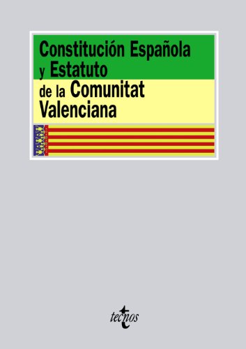 Imagen de archivo de CONSTITUCIN ESPAOLA Y ESTATUTO DE LA COMUNITAT VALENCIANA. a la venta por KALAMO LIBROS, S.L.