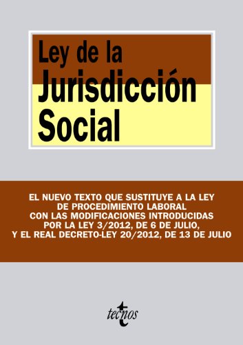 9788430954643: Ley de la Jurisdiccin Social (Derecho - Biblioteca De Textos Legales)