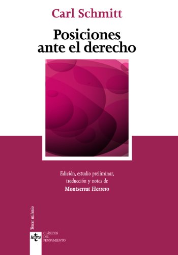 Stock image for Posiciones ante el derecho / Positions before the law for sale by Revaluation Books