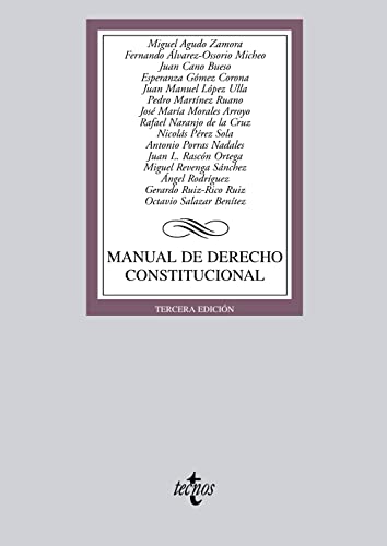 9788430955114: Manual de derecho constitucional / Constitutional Law Manual (Spanish Edition)