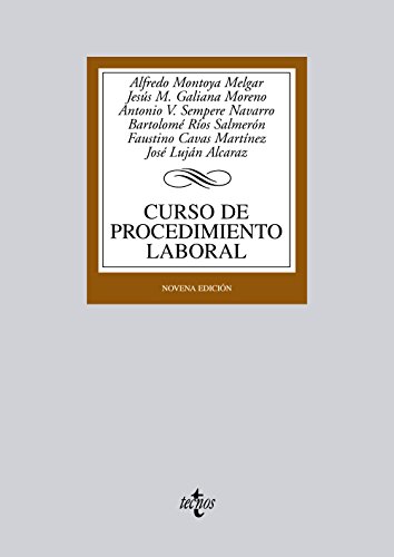 9788430955329: Curso de procedimiento laboral (Derecho - Biblioteca Universitaria De Editorial Tecnos)