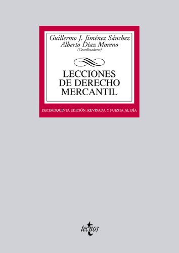 Stock image for Lecciones de Derecho Mercantil Jimnez Snchez, Guillermo J. / for sale by Iridium_Books