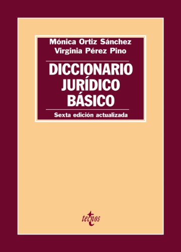 9788430955862: Diccionario jurdico bsico (Derecho - Introduccin al Derecho)