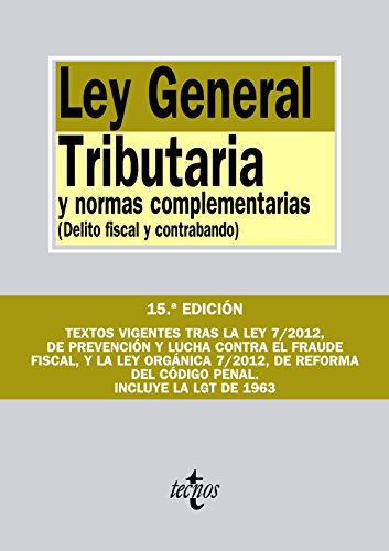 9788430957491: Ley General Tributaria y normas complementarias: Delito fiscal y contrabando (Spanish Edition)
