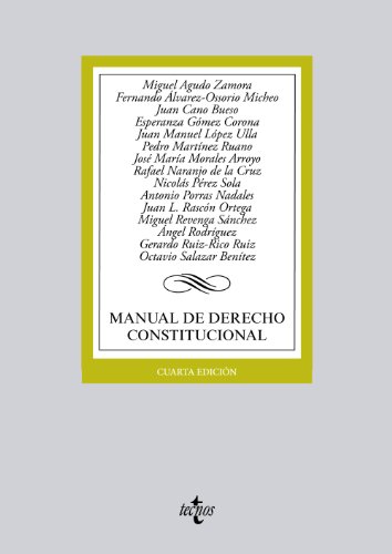 Stock image for Manual de derecho constitucional / Manual of constitutional law (Spanish Edition) for sale by Iridium_Books
