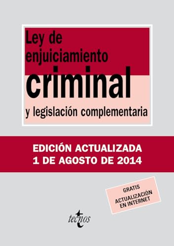 Stock image for LEY DE ENJUICIAMIENTO CRIMINAL Y LEGISLACION COMPLEMENTARIA for sale by Libros Ambig