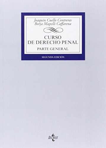 9788430962891: Curso de Derecho penal / Criminal Law Course: Parte General
