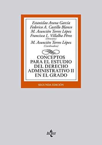 9788430962983: Conceptos para el estudio del Derecho administrativo II en el grado (Derecho - Biblioteca Universitaria de Editorial Tecnos)