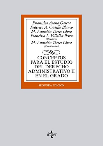 9788430962983: Conceptos para el estudio del derecho administrativo II en el grado / Concepts for administrative law