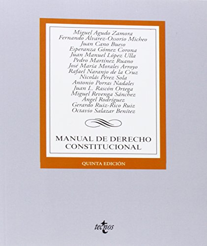 Imagen de archivo de Manual de Derecho Constitucional / Manual of Constitutional Law (Spanish Edition) a la venta por Iridium_Books