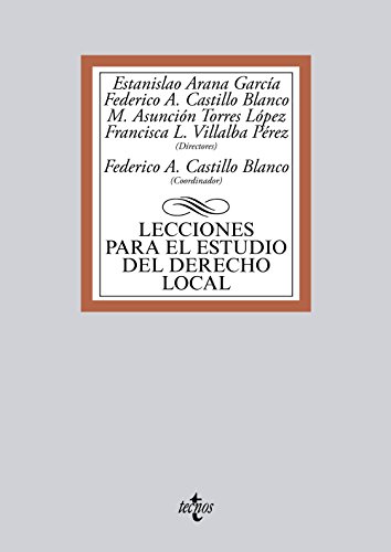 9788430964956: Lecciones para el estudio del derecho local (Derecho - Biblioteca Universitaria de Editorial Tecnos)