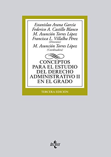 9788430966622: Conceptos para el estudio del Derecho administrativo II en el grado (Derecho - Biblioteca Universitaria de Editorial Tecnos)