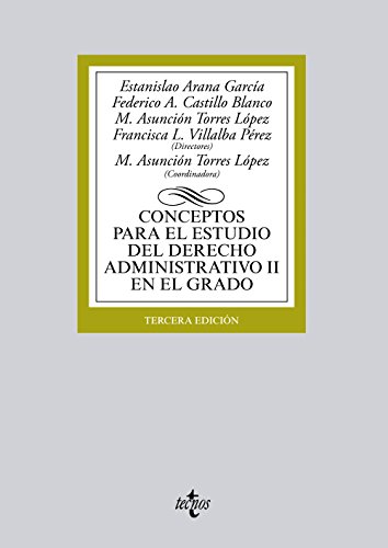 9788430966622: Conceptos para el estudio del Derecho administrativo II en el grado