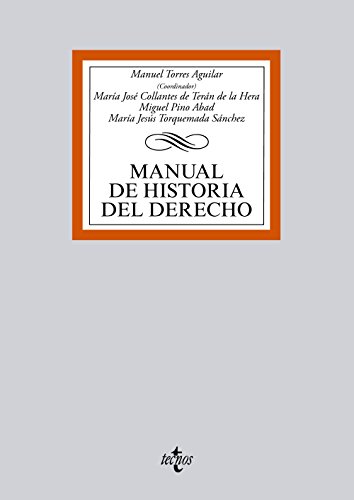 Stock image for Manual de Historia del Derecho Torres Aguilar, Manuel / Collant for sale by Iridium_Books