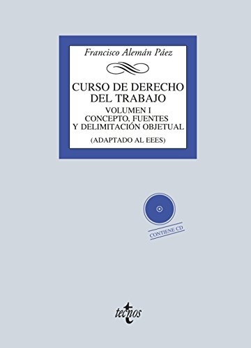 9788430967360: Curso de Derecho del Trabajo: Vol. 1: Concepto, fuentes y delimitacin objetual