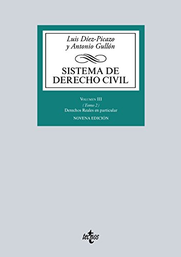 9788430969388: Sistema de Derecho Civil: Volumen III (Tomo 2) Derechos reales en particular (Derecho - Biblioteca Universitaria de Editorial Tecnos)