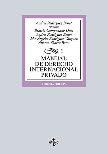 Imagen de archivo de Manual de Derecho Internacional privaRodrguez Benot, Andrs; Campuza a la venta por Iridium_Books