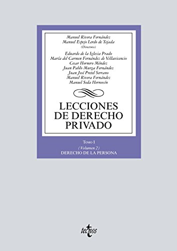 Stock image for LECCIONES DE DERECHO PRIVADO. TOMO I (VOLUMEN 2) DERECHO DE LA PERSONA for sale by KALAMO LIBROS, S.L.