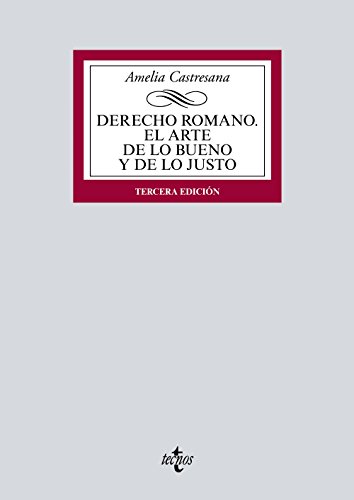 Imagen de archivo de DERECHO ROMANO. EL ARTE DE LO BUENO Y DE LO JUSTO a la venta por Zilis Select Books