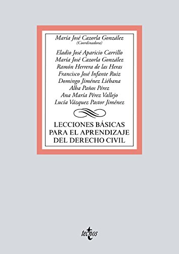 Beispielbild fr LECCIONES BSICAS PARA EL APRENDIZAJE DEL DERECHO CIVIL. zum Verkauf von KALAMO LIBROS, S.L.