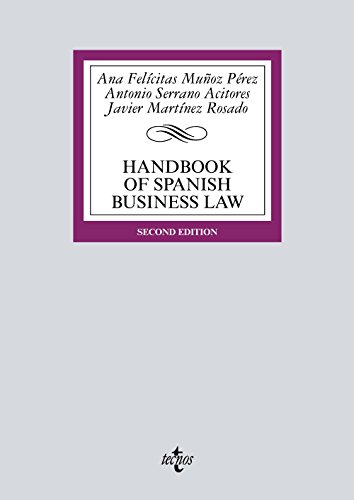 Imagen de archivo de HANDBOOK OF SPANISH BUSINESS LAW a la venta por Zilis Select Books