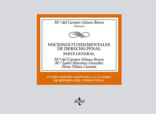 Nociones fundamentales de Derecho penal. Parte General 