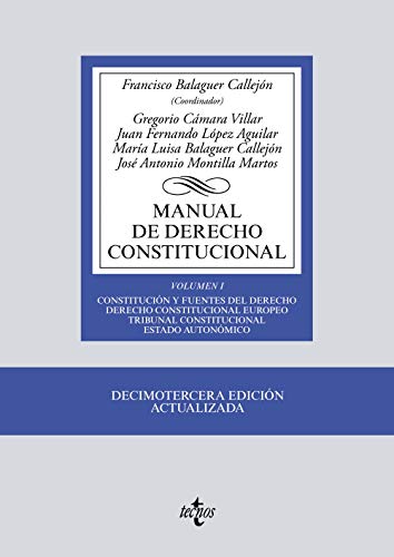 Imagen de archivo de Manual de Derecho Constitucional Balaguer Callejn, Francisco / C a la venta por Iridium_Books
