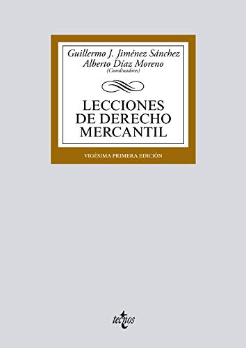 Beispielbild fr Lecciones de Derecho Mercantil Jimnez Snchez, Guillermo J. / zum Verkauf von Iridium_Books