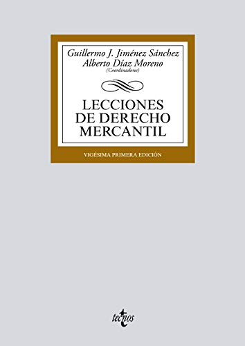 Imagen de archivo de Lecciones de Derecho Mercantil Jiménez Sánchez, Guillermo J. / a la venta por Iridium_Books