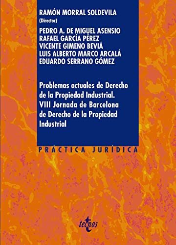 Stock image for PROBLEMAS ACTUALES DE DERECHO DE LA PROPIEDAD INDUSTRIAL. VIII JORNADAS DE BARCELONA DE DERECHO DE LA PROPIEDAD INDUSTRIAL for sale by KALAMO LIBROS, S.L.