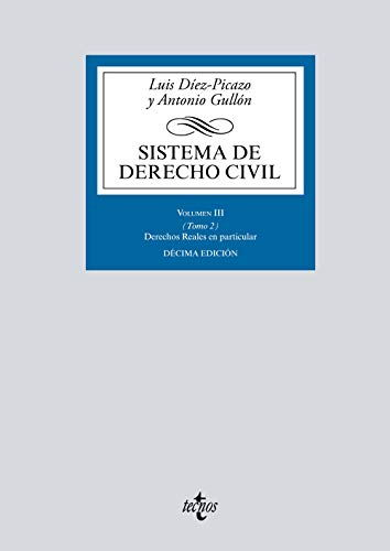 9788430976850: Sistema de Derecho Civil: Volumen III (Tomo 2) Derechos reales en particular (Derecho - Biblioteca Universitaria de Editorial Tecnos)