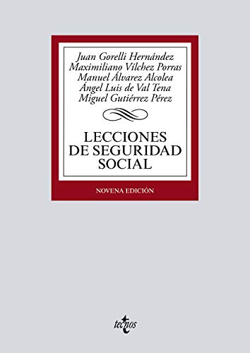 Stock image for Lecciones de Seguridad Social Gorelli Hernndez, Juan / Vlche for sale by Iridium_Books