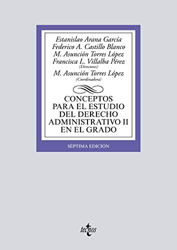 9788430977604: Conceptos para el estudio del Derecho administrativo II en el grado