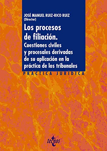 Beispielbild fr LOS PROCESOS DE FILIACIN. CUESTIONES CIVILES Y PROCESALES DERIVADAS DE SU APLICACIN EN LA PRCTICA DE LOS TRIBUNALES zum Verkauf von KALAMO LIBROS, S.L.