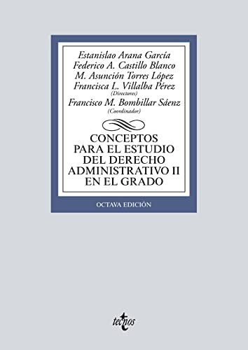 Stock image for CONCEPTOS PARA EL ESTUDIO DEL DERECHO ADMINISTRATIVO II EN EL GRADO. for sale by KALAMO LIBROS, S.L.