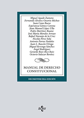 Stock image for MANUAL DE DERECHO CONSTITUCIONAL for sale by KALAMO LIBROS, S.L.