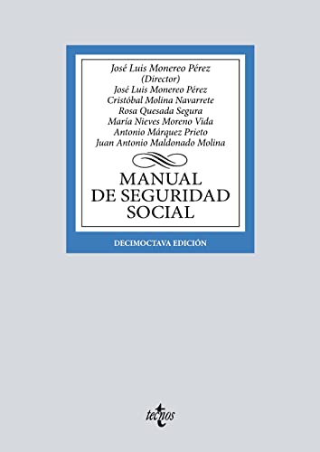 Imagen de archivo de MANUAL DE SEGURIDAD SOCIAL a la venta por KALAMO LIBROS, S.L.