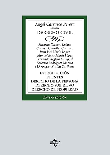 Stock image for DERECHO CIVIL. INTRODUCCIN. FUENTES. DERECHO DE LA PERSONA. DERECHO SUBJETIVO. DERECHO DE PROPIEDAD for sale by KALAMO LIBROS, S.L.