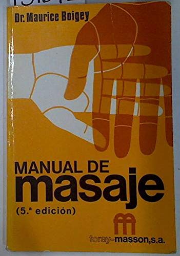 Beispielbild fr Manual de Masaje zum Verkauf von Hamelyn